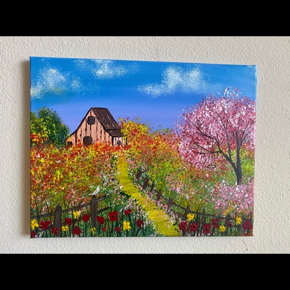 Myers’s farmhouse painting
